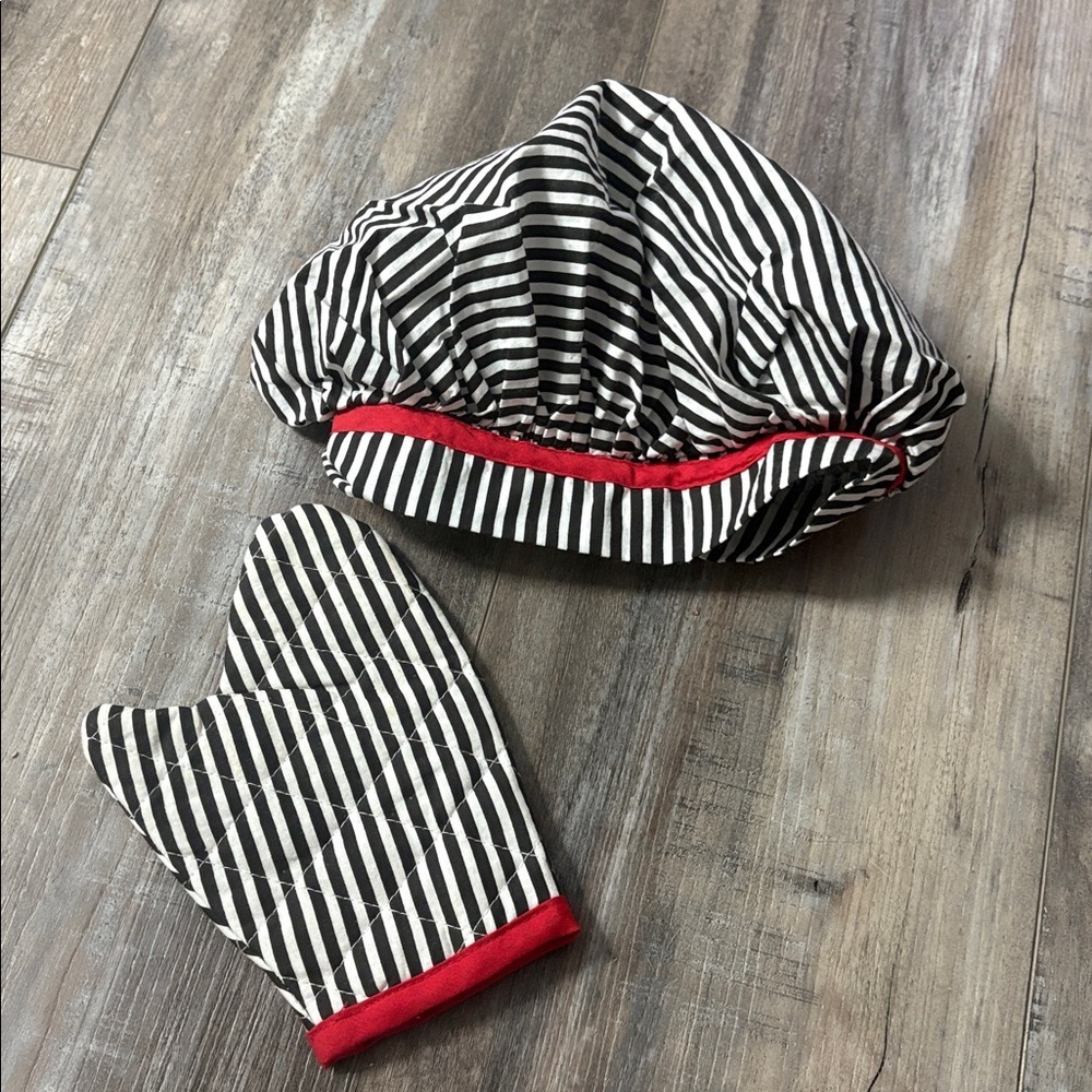 Chef Dress-up Role play Costume Accessories Hat and Mitt